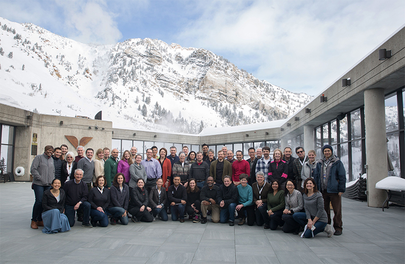 The 50 participants at the Snowbird Health Summit. (Photo courtesy: Snowbird Summit)
