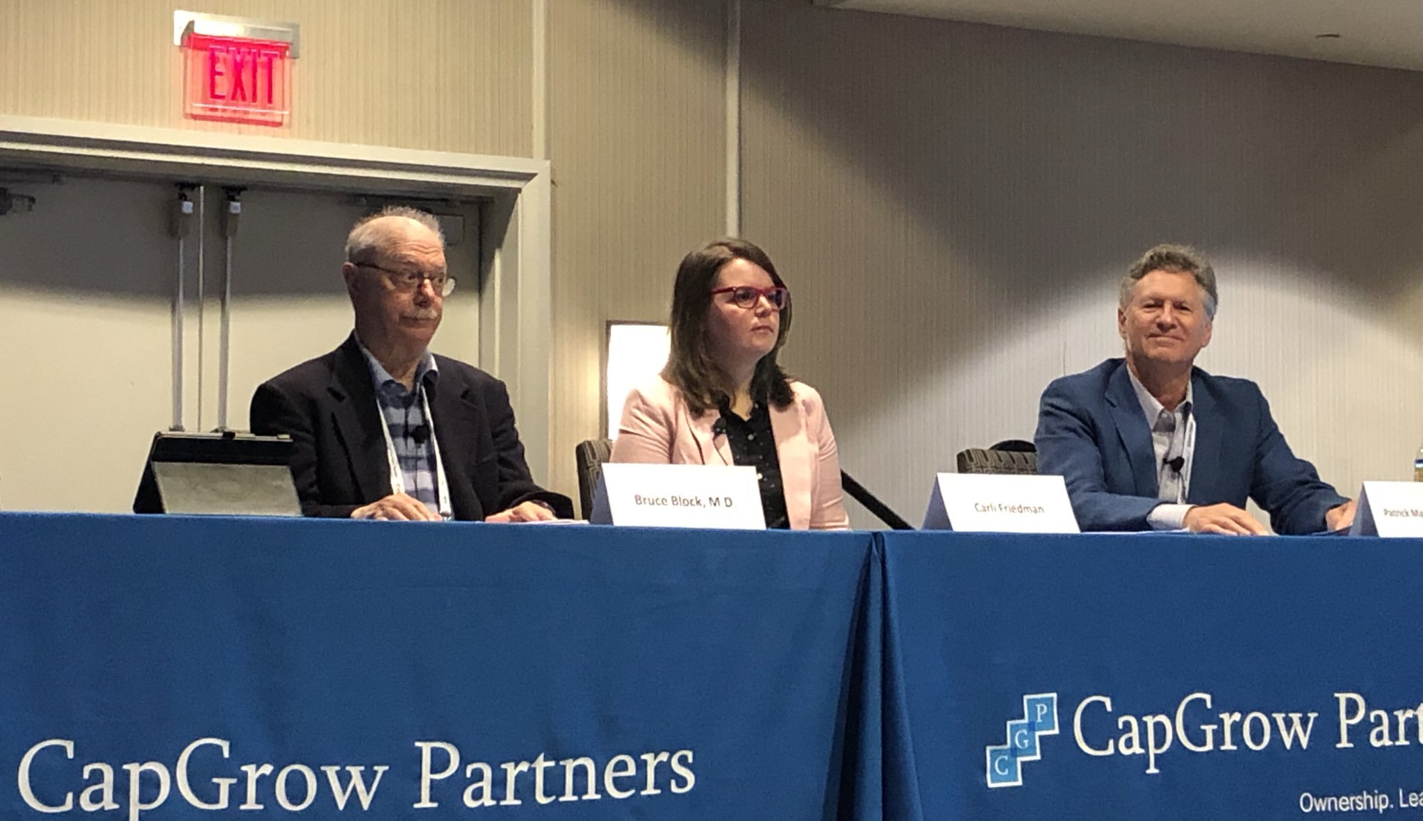 Bruce Block, MD, Chief Learning and Medical Informatics Officer,
PRHI; Carli Friedman, Director of Research, The Council on Quality and
Leadership; and Patrick Maynard, PhD, CEO & President, I Am
Boundless, Inc. at the 2019 I/DD Executive Summit.