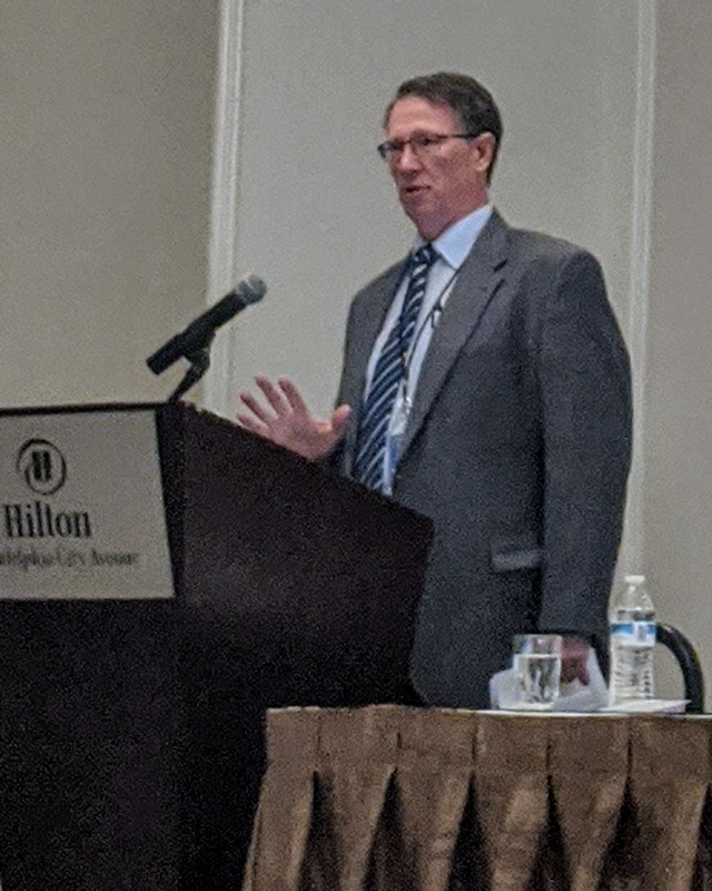 David Kelley, MD, Chief Medical Officer for the Pennsylvania Department of Human Service’s Office of Medical Assistance Programs, addresses the Learning Network Session on January 23.