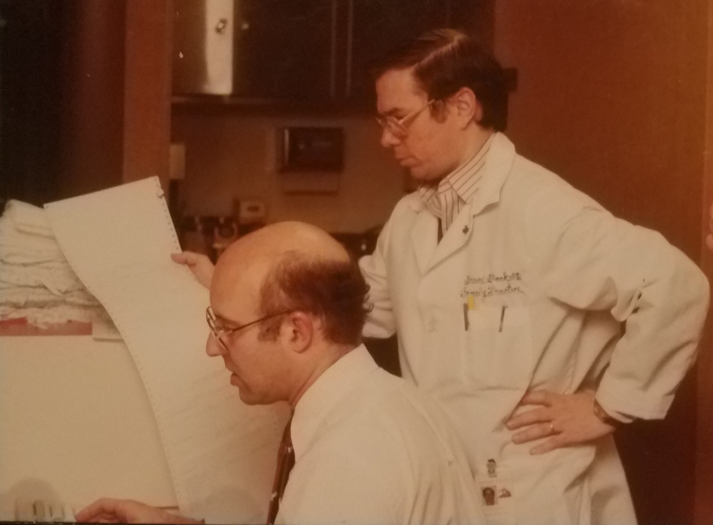 Block in 1984, working on his EHR system.